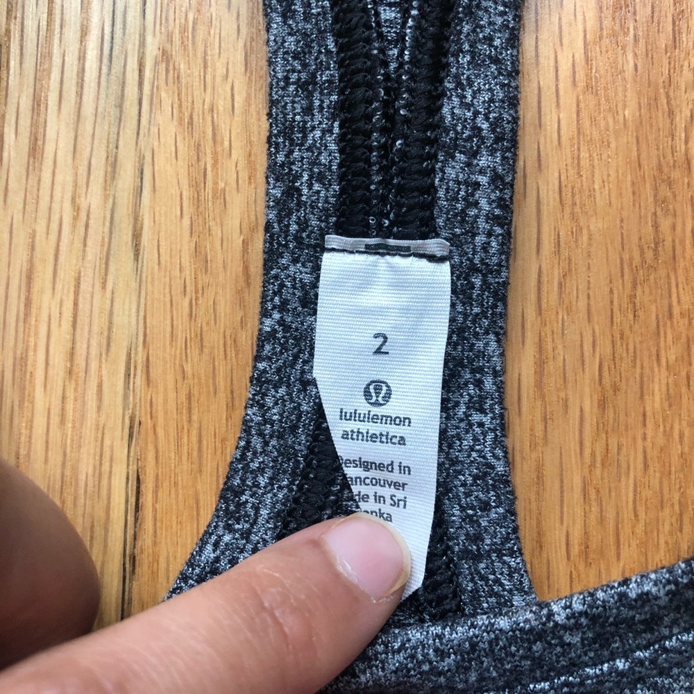 Lululemon Cool Racerback - Gray View 2